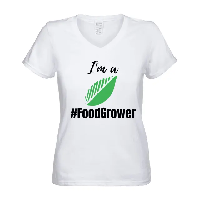 I'm A #FoodGrower Women's Tshirt // White