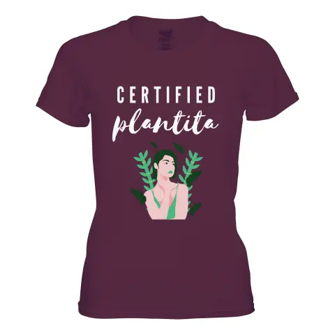 Certified Plantita T-shirt // Women's Shirt // Dark Colors