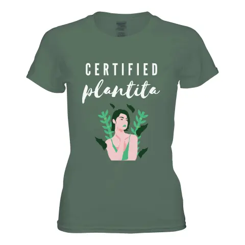 Certified Plantita T-shirt // Women's Shirt // Dark Colors