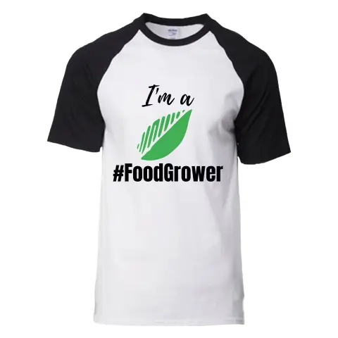 I'm A #FoodGrower Tshirt // Raglan Shirt