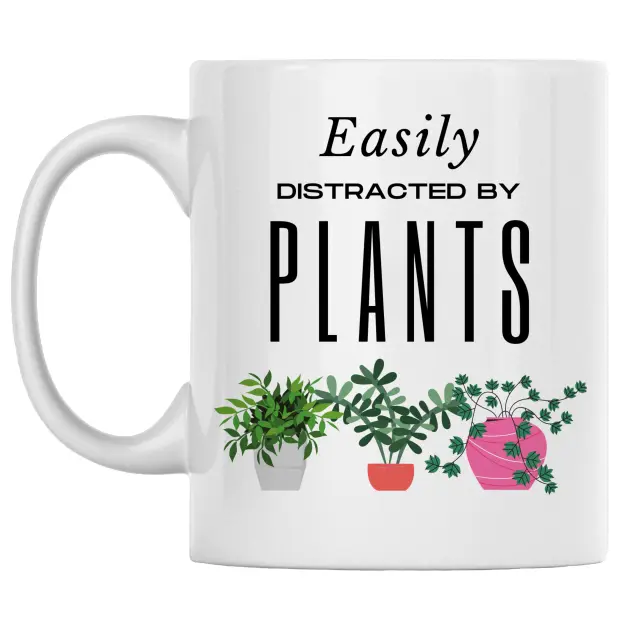 Easily Distracted By Plants Mug