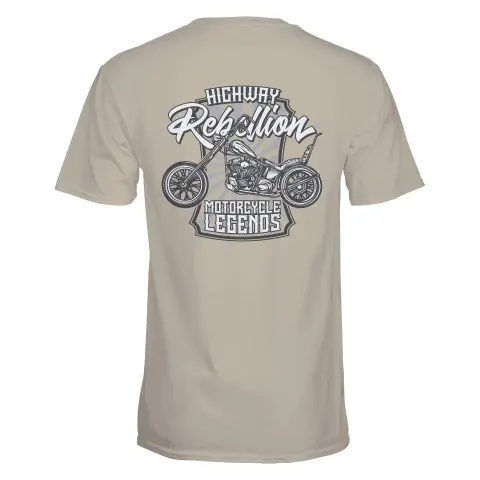 Motorcycle T-Shirt - Highway Rebellion