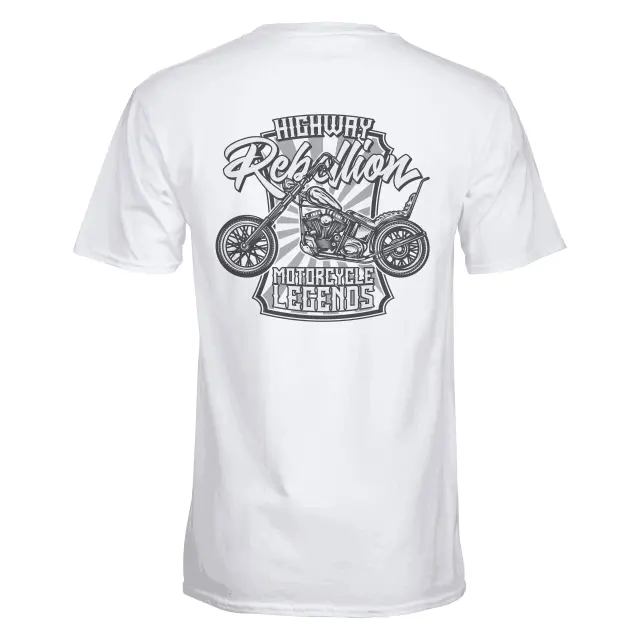 Motorcycle T-Shirt - Highway Rebellion