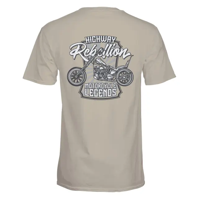 Motorcycle T-Shirt - Highway Rebellion