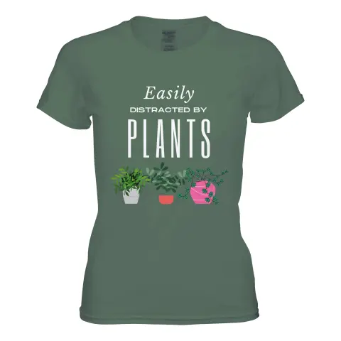 Easily Distracted By Plants Shirt // Women's