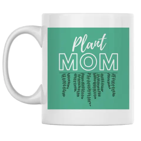 Plant Mom Green Mug