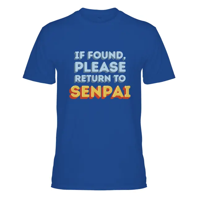 If Found, Please Return to Senpai / I am Senpai (Couple Shirt) Version 1