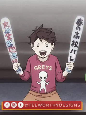 Oikawa Tooru's Alien Hoodie for Cosplay (Haikyuu)