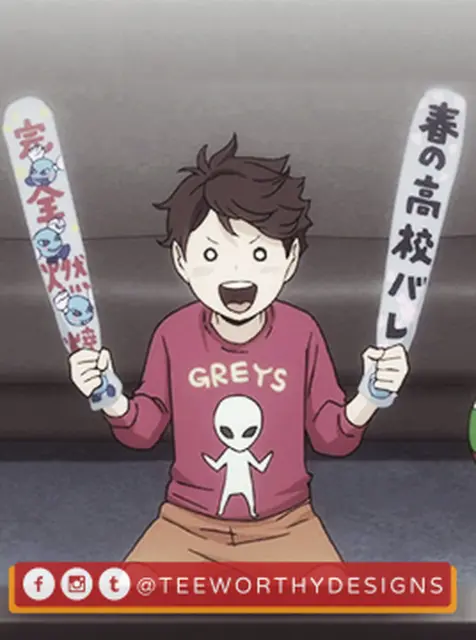 Oikawa Tooru's Alien Hoodie for Cosplay (Haikyuu)