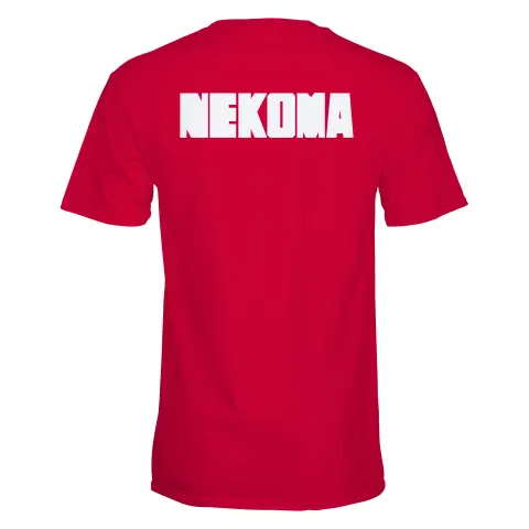 Nekoma High School Volleyball Club Uniform Shirt for Cosplay (Front & Back Print) (Haikyuu)