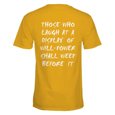 Kourai Hoshiumi's Willpower Shirt for Cosplay (Haikyuu)