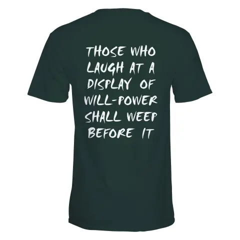 Kourai Hoshiumi's Willpower Shirt for Cosplay (Haikyuu)