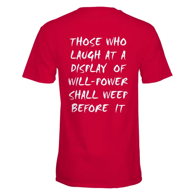 Kourai Hoshiumi's Willpower Shirt for Cosplay (Haikyuu)