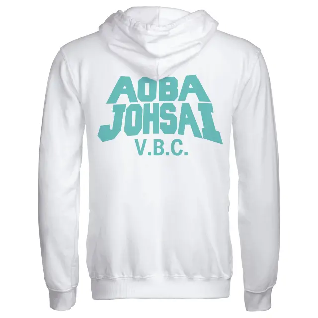 Aoba Johsai High School Volleyball Club Uniform Hoodie for Cosplay (Front & Back Print) (Haikyuu)