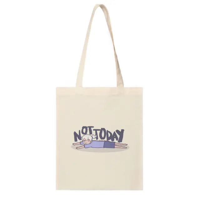 Not Today Canvas Tote Bag